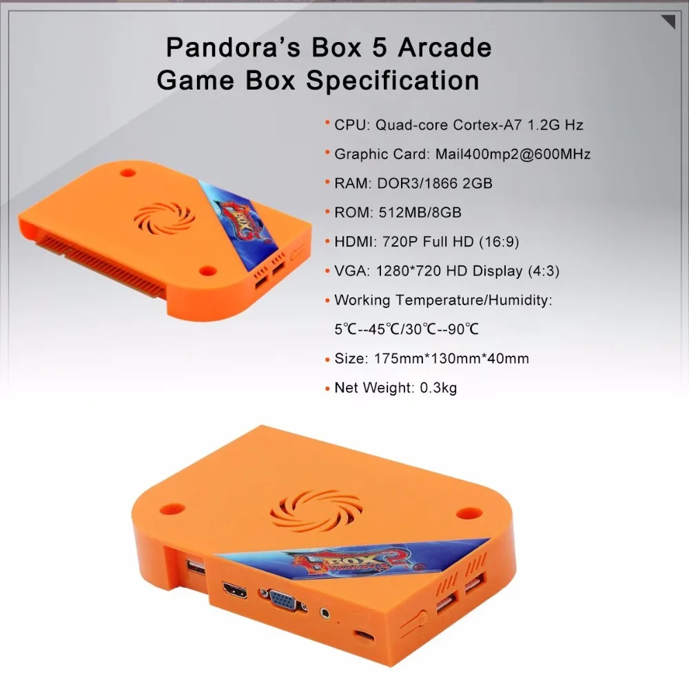 Горячая Распродажа pandora's box 5(960 в 1) jamma аркадная мульти-игровая доска pcb мультиигровая карта vga и HDMI выход