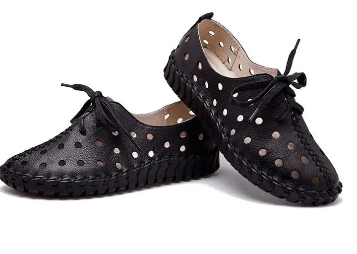 Sneakers Casual Women Flats Shoes Summer Women Hot Authentic Leather Comfortable Shoes For Female Footwear (2)