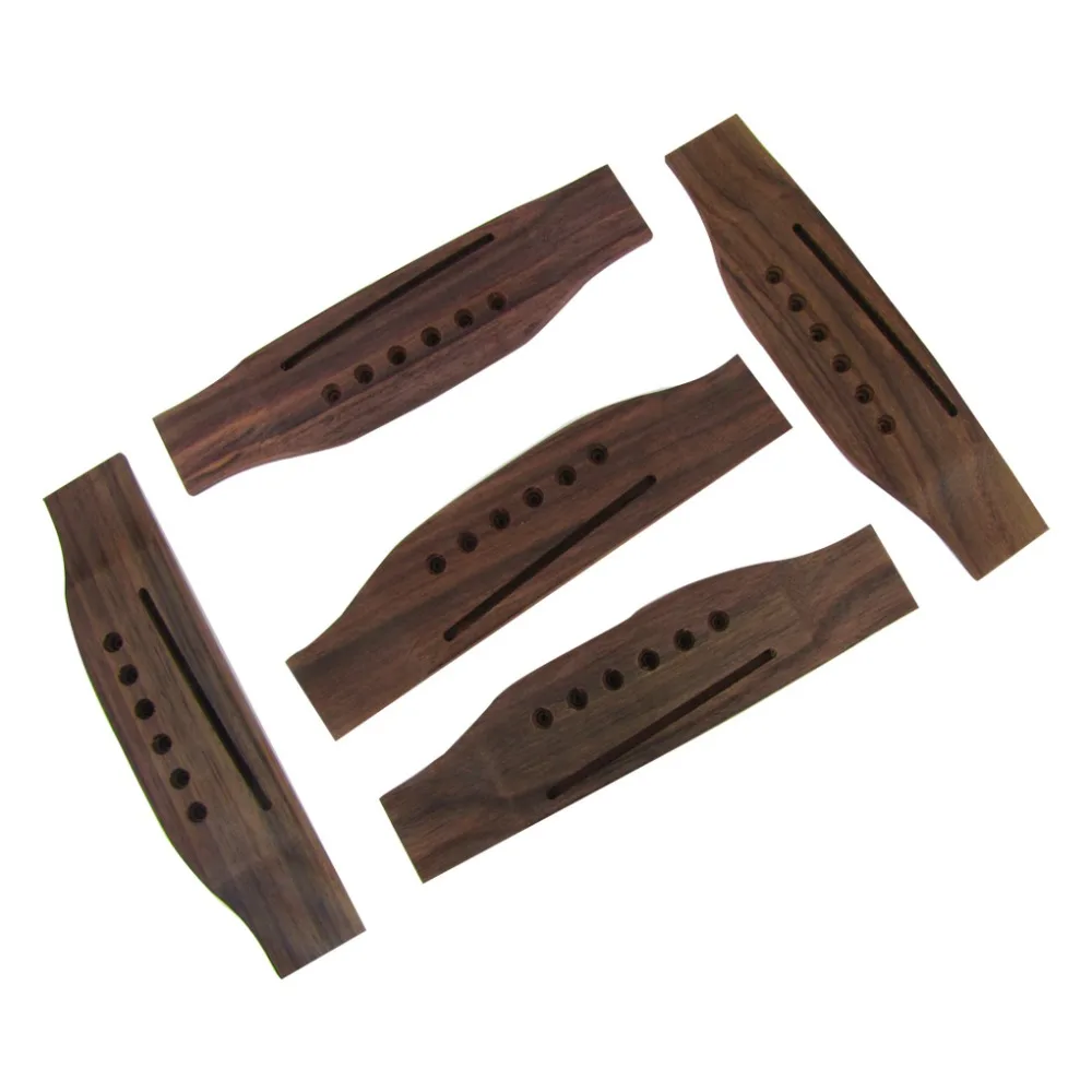 Buy Musiclily 1Pc/5Pcs 6 String Rosewood Saddle Thru