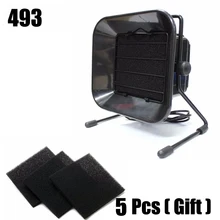 220 V 493 легкоплавкий поглотитель дыма ESD Вытяжка с 5 свободным фильтром из активированного угля губка