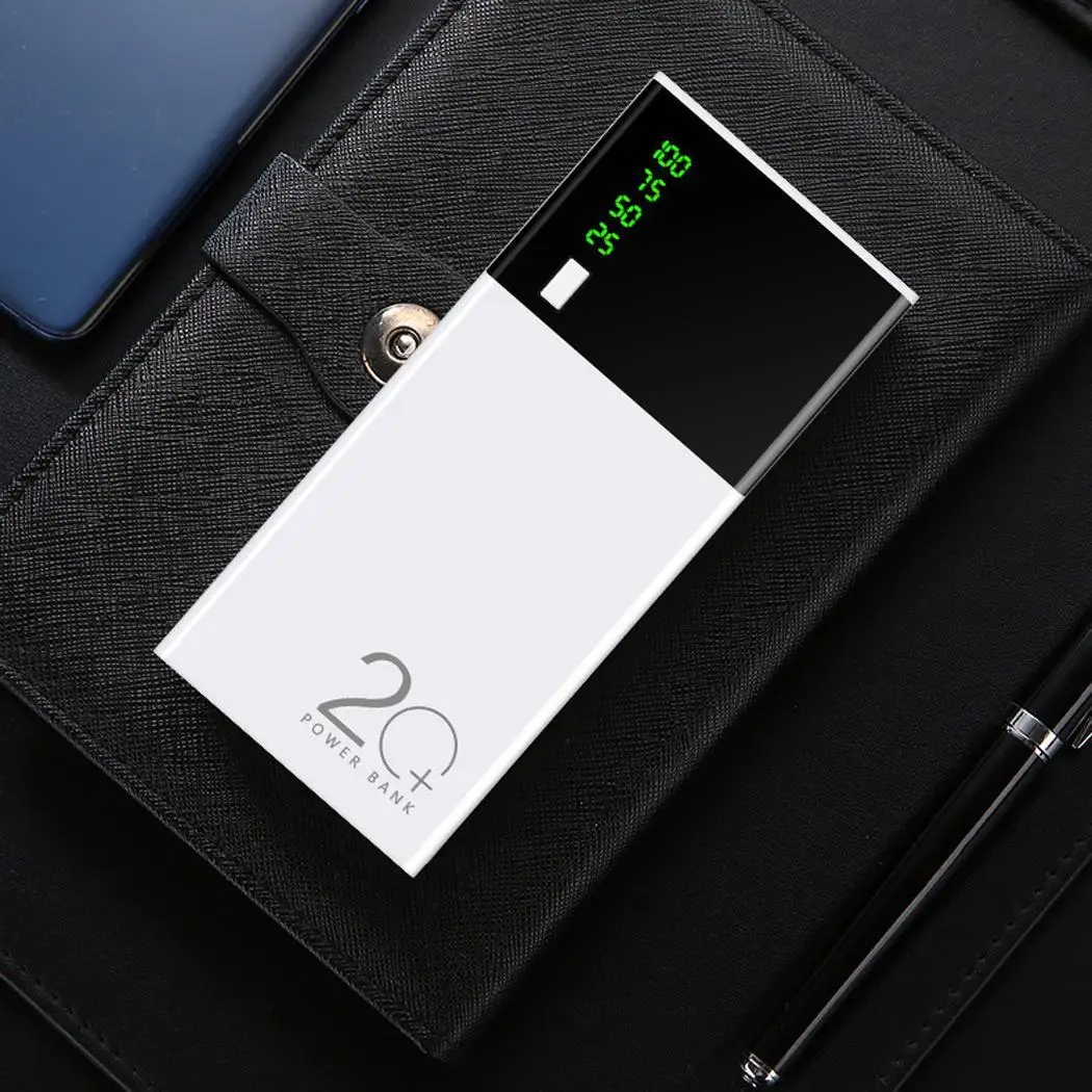 Портативный 10000 mAh двойной USB быстрая зарядка банк питания повербанк батарея для
