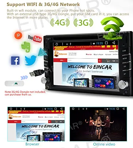 Sale Android 6.0 Car tape recorder gps Stereo Double 2 Din 6.2