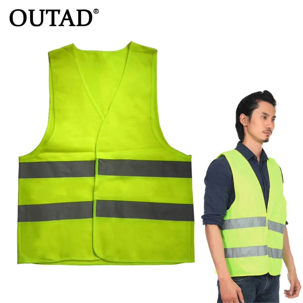 High Visibility Reflective Fluorescent Vest Outdoor Running Vest Safety