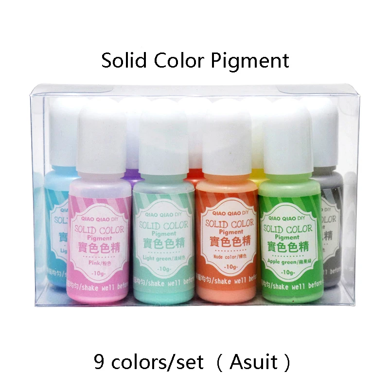 

9colors/set solid resin dye Epoxy Resin Pigment UV Resin Coloring Dye Colorant Resin Pigment DIY Handmade Crafts Art Sets