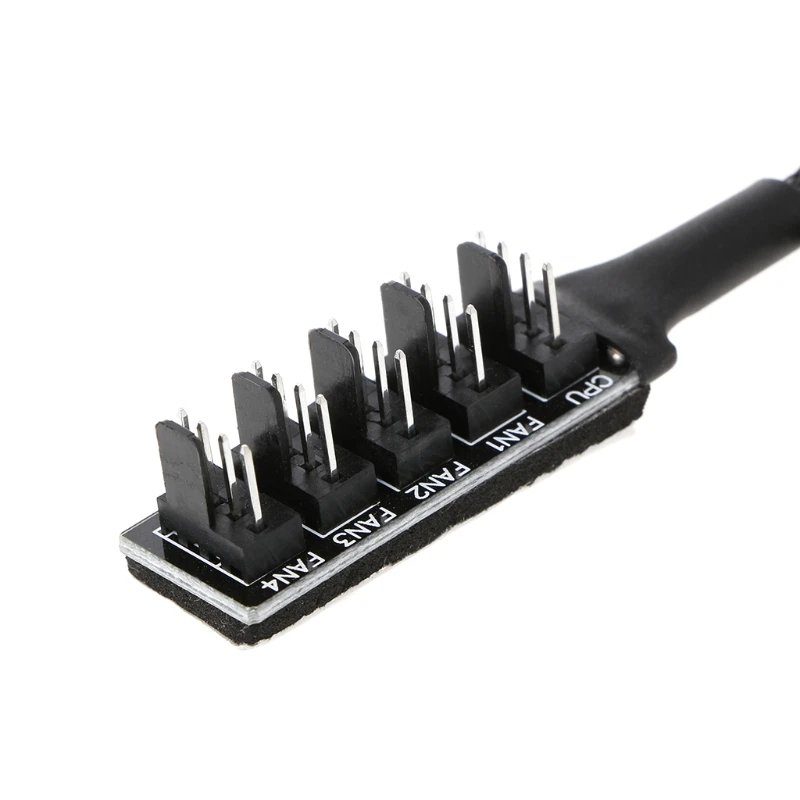 

1 To 5 4-Pin Molex TX4 PWM CPU Cooling Fan Splitter Adapter Braided Power Cable Drop Shipping Support