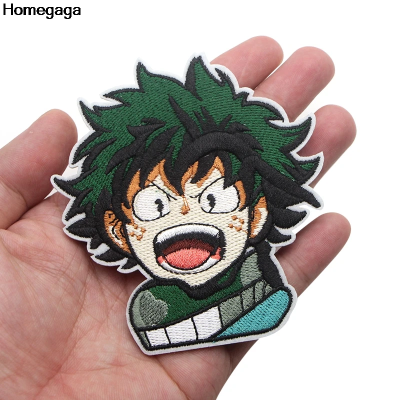 Homegaga My Hero Academy Deku аппликация нашивки наклейки швейная рубашка одежда para куртка одежда значки железная футболка D1991