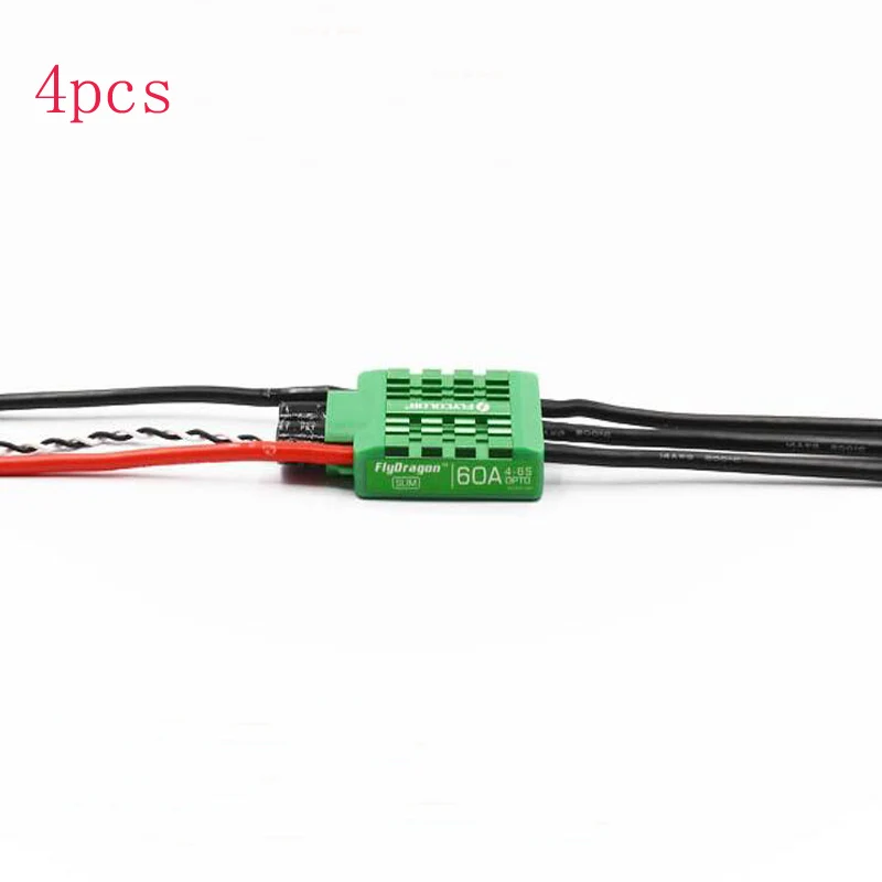 

4pcs/lot Flycolor FlyDragon Slim 60A ESC Anti-splash Water Speed Controller Support 4-6S for Agriculture Plant Protection Drone