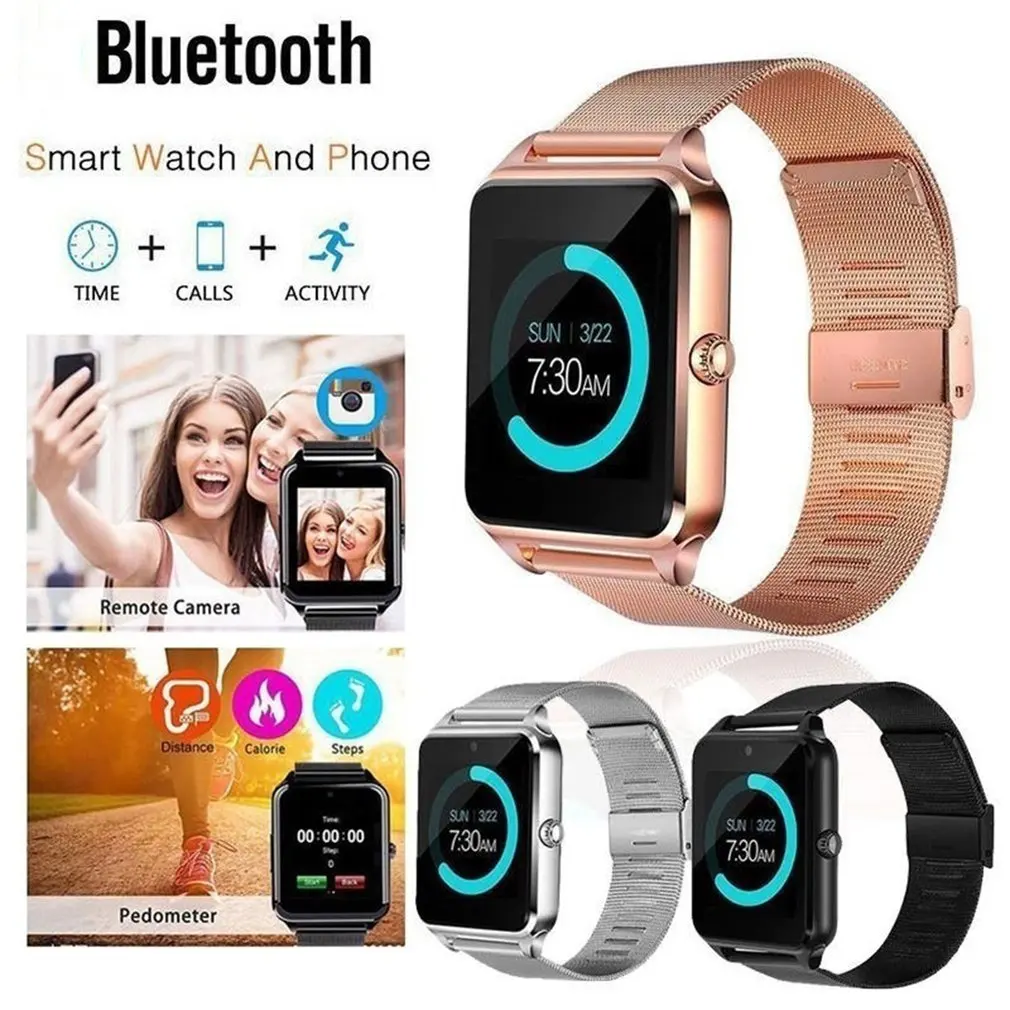 

Sports Bluetooth Smart Watch SYZ80 Fitness Tracker Sleep Monitor Remote Camera SMS Reminder Wristband Support Micro-SM TF Card
