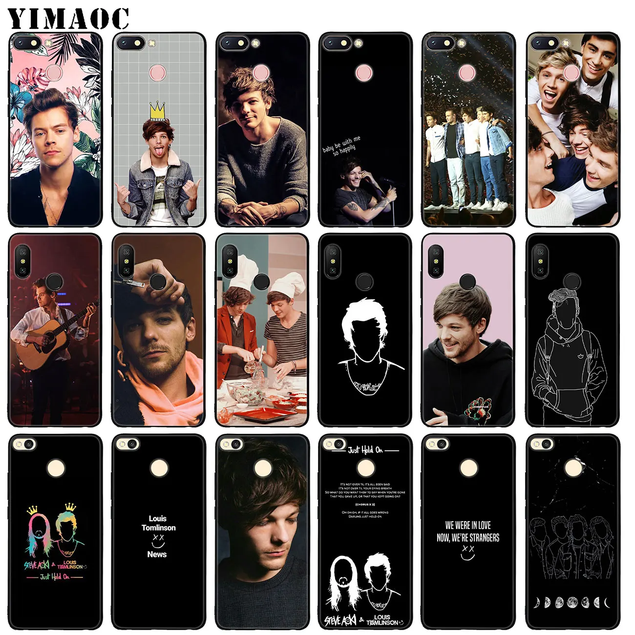 

YIMAOC One Direction Louis Tomlinson Soft Silicone Phone Case for Xiaomi Redmi K20 Pro 6A 7A Note 8 7 5 6 Pro Mi Cover