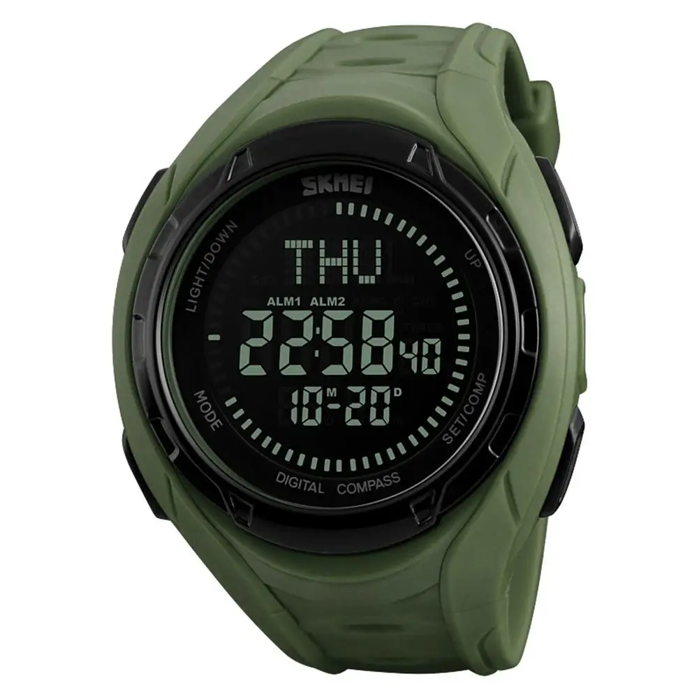 Outdoor World Time Compass Sports Men 50m Waterproof Luminous Digital Watch Luxury Military Electronics Watch army clock 2018 Outdoor World Time Compass Sports Men 50m Waterproof Luminous Digital Watch Luxury Military Electronics Watch army clock 2018