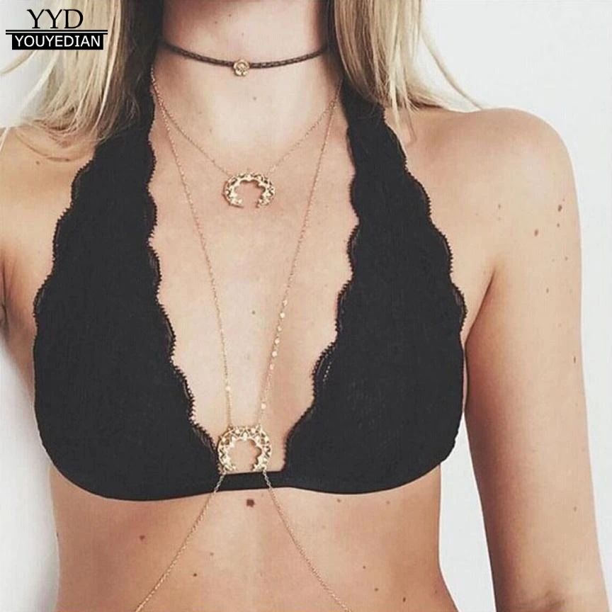 

2020 New Arrival Women Sexy Lace Bralette Halter Neck Soft Lace Sheer Hollow Out Bandage Bras For Women Cropped Black White *104