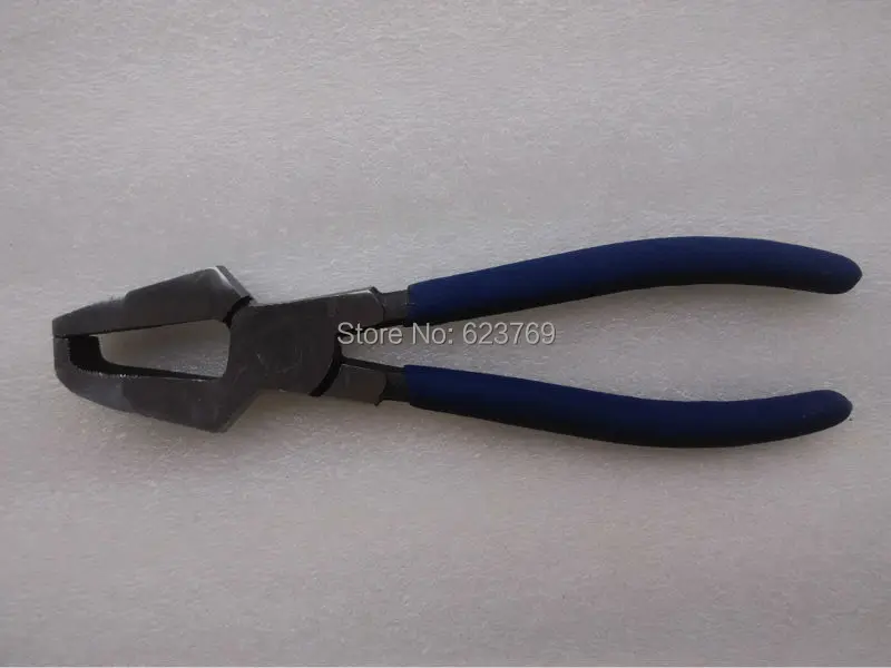 

RZZ Plier for Glass Bent Nose Plier for Mending Glass Edge Free Ship 8'' With Teeth