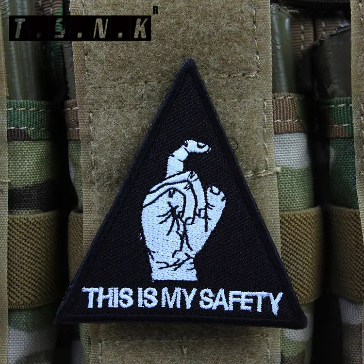 TSNK энтузиасты "это моя безопасность" тактический боевой патч армейский значок нарукавник