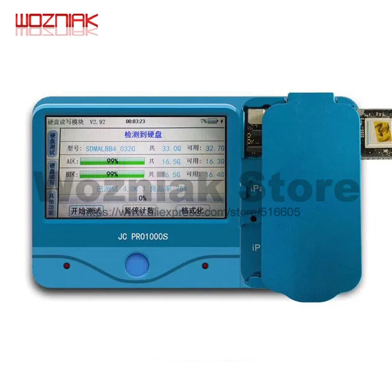 

Wozniak JC PRO1000S Non-Removal NAND Programmer Read Write iCloud Repair Tool For iPad 2 3 4 5 6 Air 1 2 Error Repair Unlock