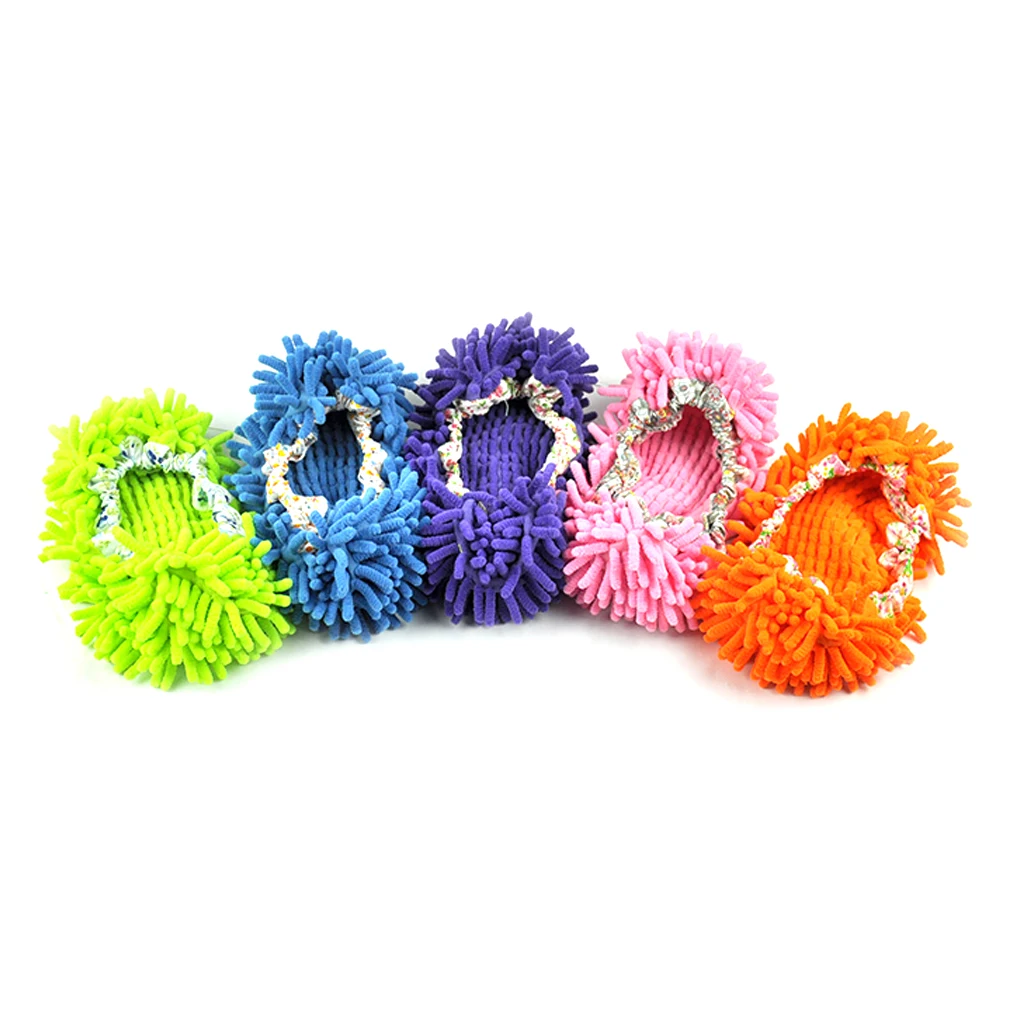 1 шт карамельный цвет Швабра Тапочки пол полировка покрытие очиститель Уборка Пыли обувь для ног