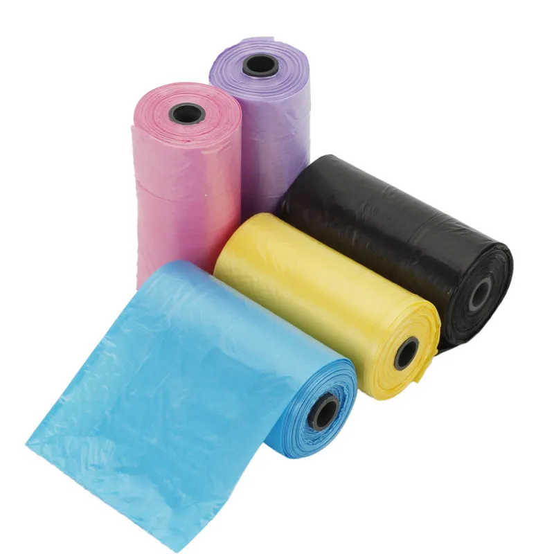 Us 3 62 28 Off 100pcs 5 Rolls Degradable Pet Dog Plastic Bag Refill Cat Waste Pick Up Clean Bags Garbage Carrying In