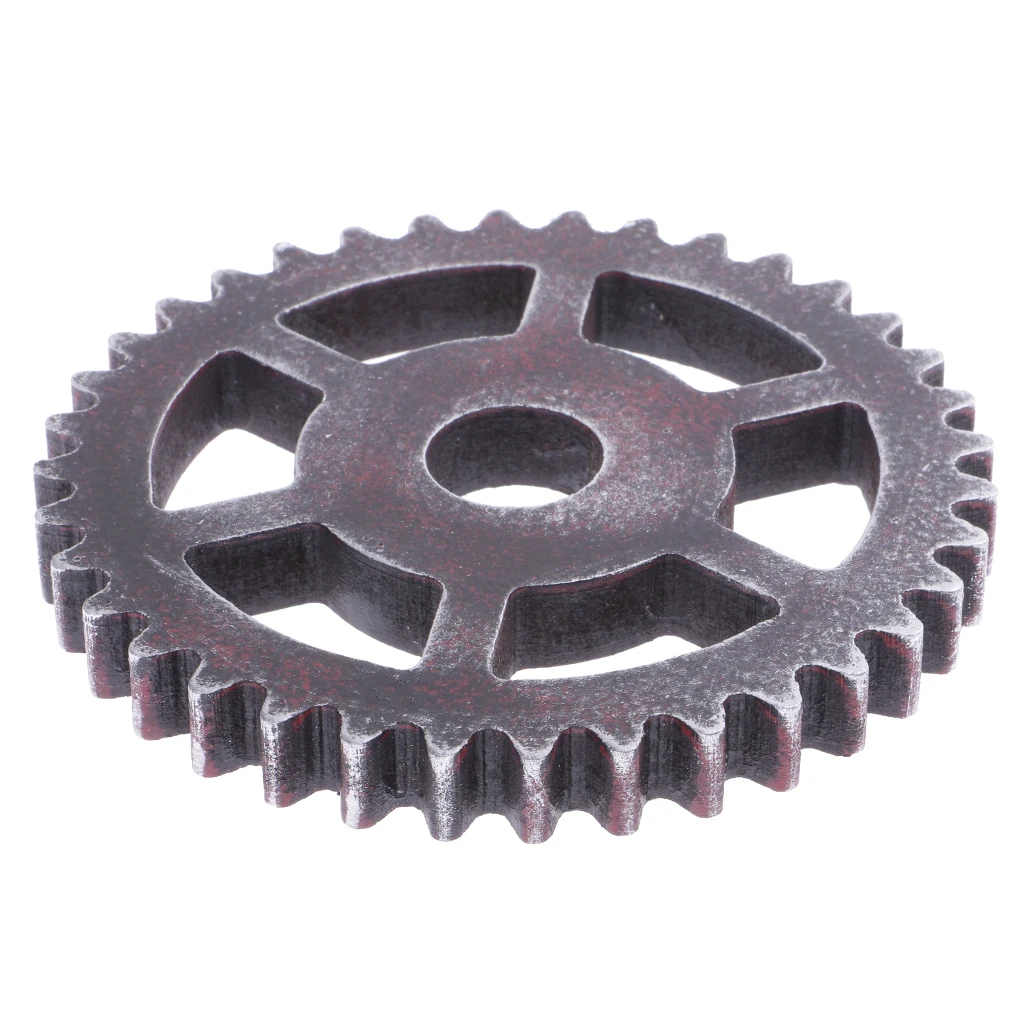 MagiDeal 3 Pcs Antique Steampunk Wooden Gear Mural for Home DIY Wall Hanging Art Craft Wooden Vintage steampunk style Gears