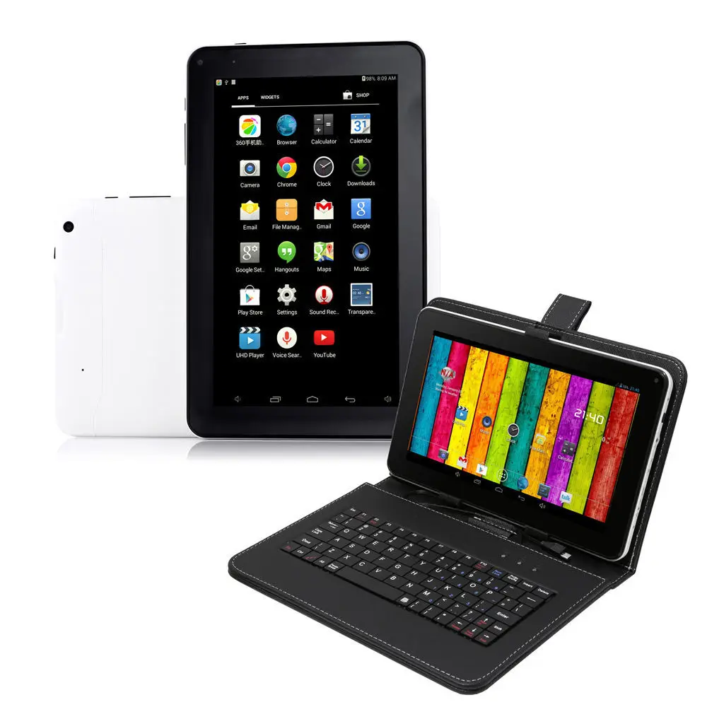 

Free Shipping BoDa 9" inch Quad Core Android 4.4 KitKat Tablet A33 8GB Dual Camera WiFi Bundled Keyboard