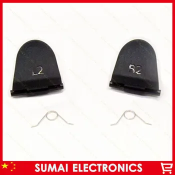 

100sets=400pcs L2 R2 controller gamepad buttons +spring for playstation 4 accessories ps4 controller