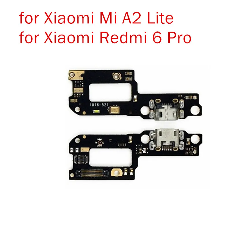 

for Xiaomi Redmi 6 Pro/ Mi A2 Lite USB Charger Dock Connect Earphone Jack Connecting Charging Flex Cable Repair Spare Parts Test