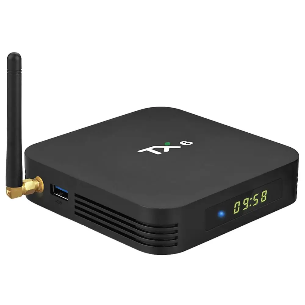 

Tanix TX6 TV Box android 9 Allwinner H6 4GB DDR3 32GB 2.4G WiFi Set Top Box Set-top Unit Android TV Box Smart TV Case HQ
