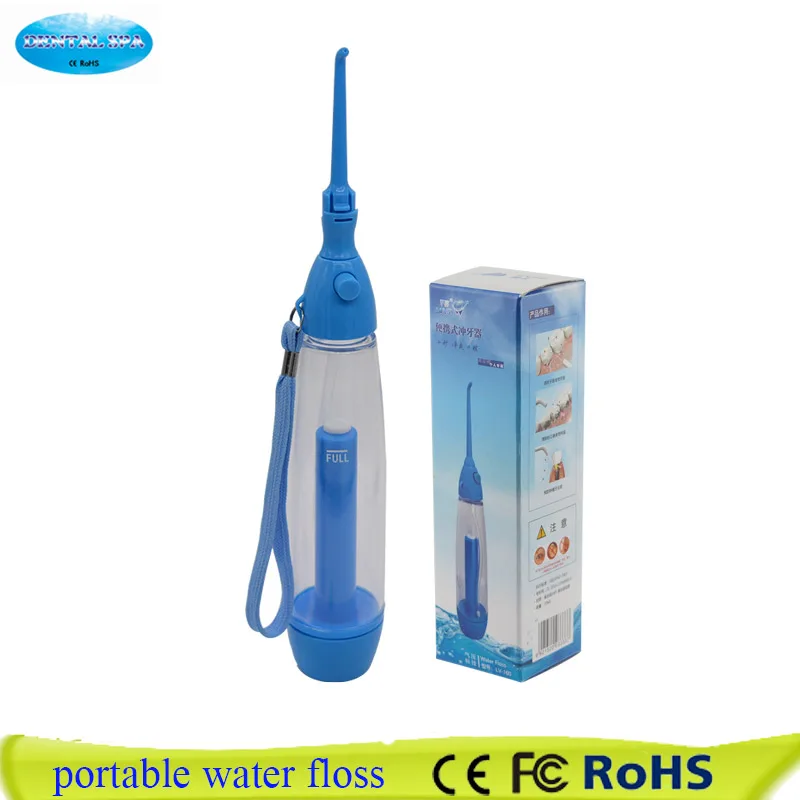 Portable Oral Irrigator Clean Mouth Wash Your Tooth Water Irrigation Manual Water Pick Dental Flosser Washing No Electricity ABS