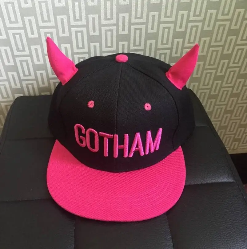 Berthatina Gotham письмо шаблон малыш Бейсбол Кепки маленьких Snapback Hat Мода Регулируемый Хип-хоп Кепки для детей унисекс