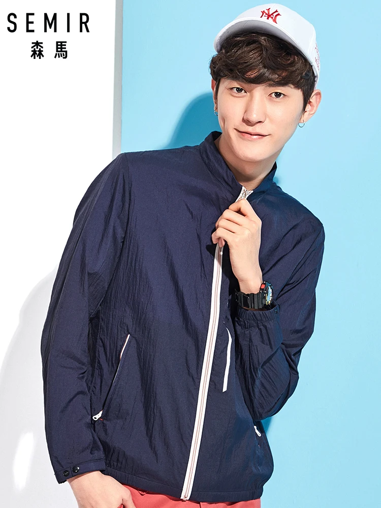 SEMIR Мужская Спортивная кофта Quicky Mockneck куртка на молнии мужская Водонепроницаемая
