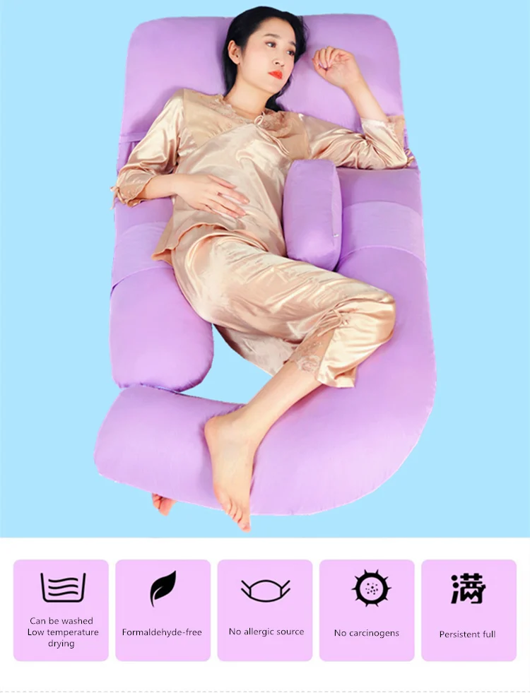 G-образные спальные подушки для беременных женщин, поддерживающие талию ног, подушка с рисунком, КОМФОРТНОЕ МАТЕРИНСТВО, подушка для тела 190*80*20 см