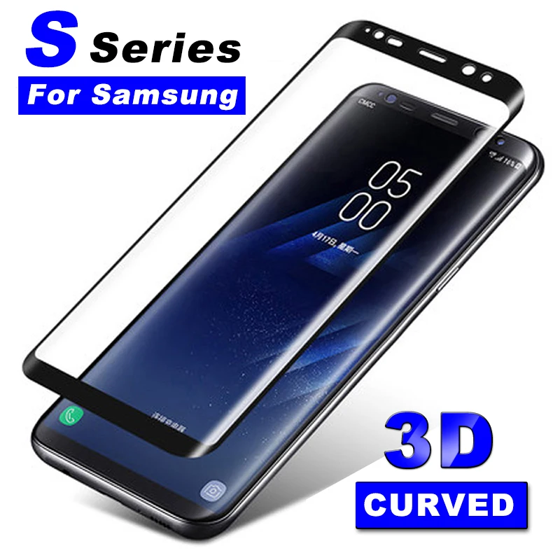 3D стекло для samsung Galaxy S7 Edge S6 S 6 7 Edge plus изогнутый защитный лист пленка Tremp телефон Samsong закаленное+ стекло