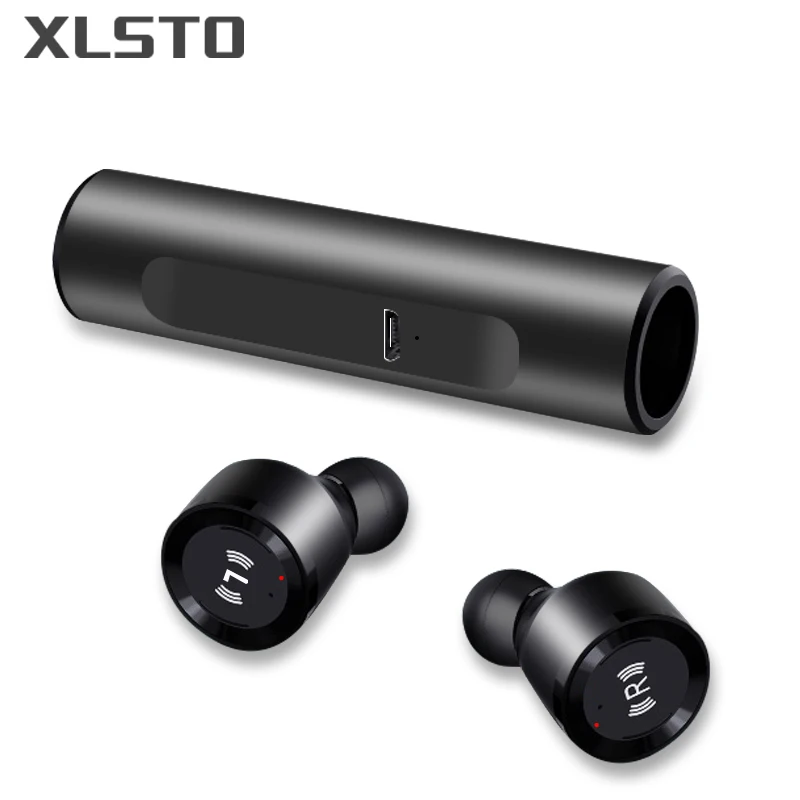 

XLSTO Wireless Bluetooth 5.0 Earphone IPX7 Waterproof Headset Stereo mini Earbuds With Charging Box Micro handsfree Earphones