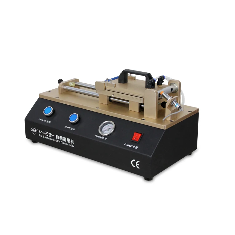 

TBK 765 3in1 Universal 7inch Automatic OCA Film Laminating Machine Built-in Vacuum Pump for Mobile Phone LCD Repair