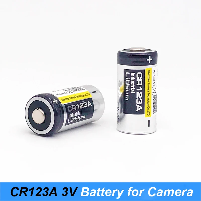 

Turmera 123A Lithium 3V Arlo Camera Battery CR123A CR17345 DL123A EL123A 123A camera,Medical equipment,Flashligh USE Battery AU1