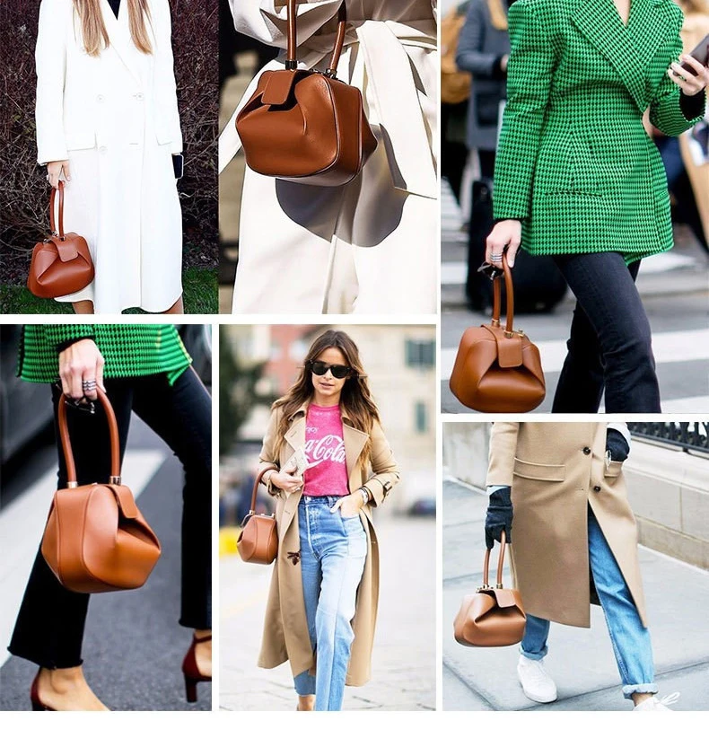 Designer Inspired Women Handbag High Quality Genuine Leather Famous Brand Shoulder Bag Runway Fashion Bag for Women 2019 (2)