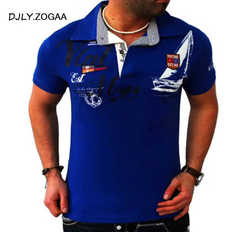 

ZOGAA Plus Size Men's Casual Polo Shirts Leisure Polos Men Cotton Short Sleeve Shirt Brand New Summer Mens Polo Shirts S-3XL