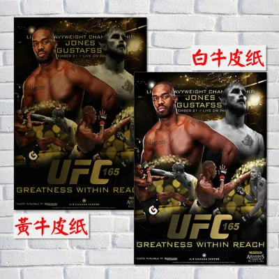 UFC MMA/крафт-бумага/наклейки на стену/постер для бара/кафе/Ретро плакат/декоративная живопись