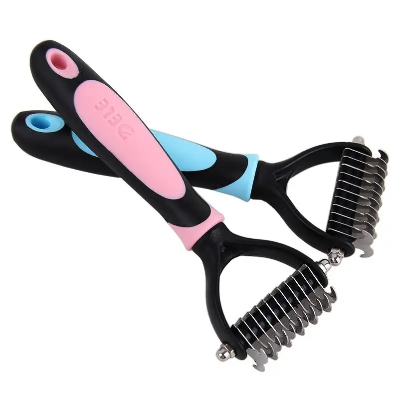 Hot Sale Useful Stainless Pet Dog Cat Hair Comb Brush Rake Grooming Pet
