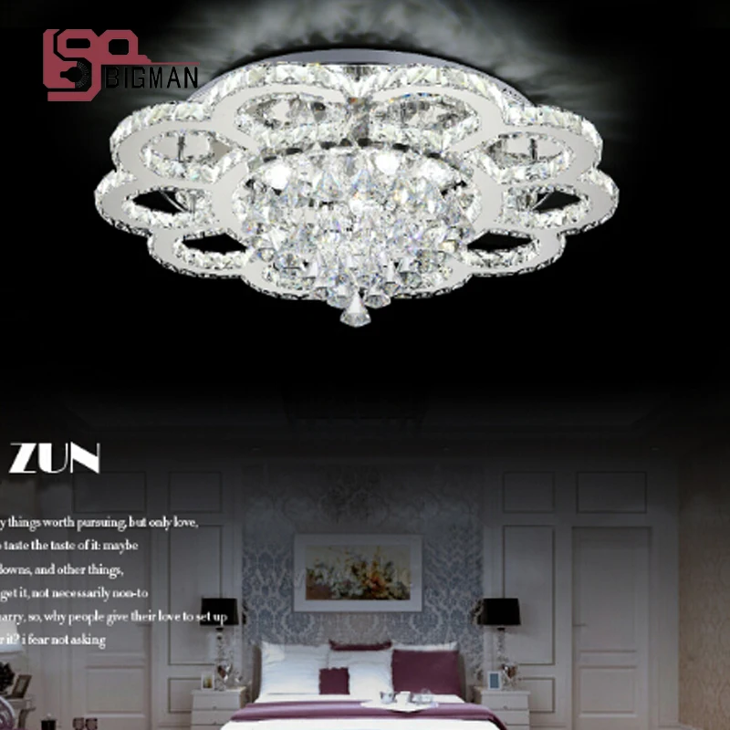 

new arrival crystal lamp modern LED crystal chandeliers of living light design Dia80cm hotel light