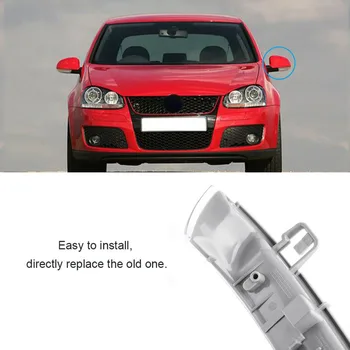 

JX-LCLYL LED Left Side Mirror Turn Signal Indicator Light For VW MK5 Golf Passat Jetta