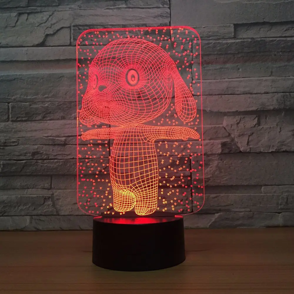 3d-Lamp-Lovely-Dog-7-Color-Le