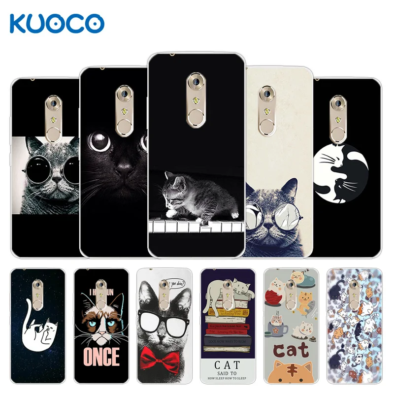 

for ZTE Axon 7 Mini Back Cover Dif Cat Design 5.2 inch Phone Case for ZTE 7Mini Transparent Soft TPU Silicone for Axon 7 mini