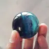 45mmNatural Fluorite Quartz Crystal Sphere Ball Healing 6
