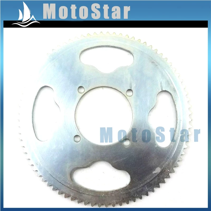54mm 80 Tooth 25H Scooter Steel Rear Chain Sprocket For 2 Stroke 47cc 49cc Engine Chinese Mini ATV Quad Pocket Bike Goped