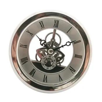 

103mm Dial Roman Numeral Skeleton Watch Quartz Clock Insert with Mental Trim