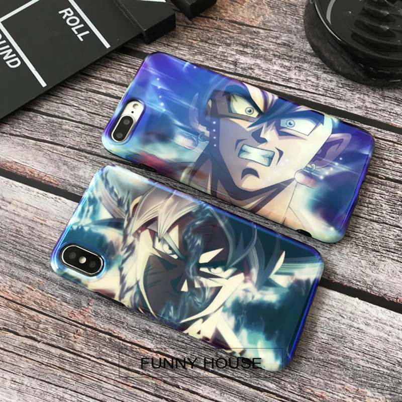 

New Dragon Ball Super Z Son Goku soft silicon cover cases for iphone 6 6S plus 7 7plus 8 8plus X XS XR MAX Blu-ray phone case