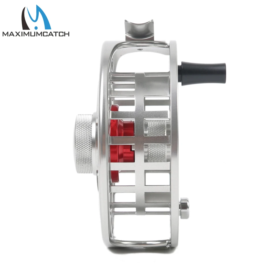 Carretel de Pesca Maximumcatch Semi-impermeável Super Leve Voar Cnc Máquina Corte T6061 Alumínio Carretel 3-12wt 19 Maximumcatch 3-12wt semi-impermeável super leve voar carretel