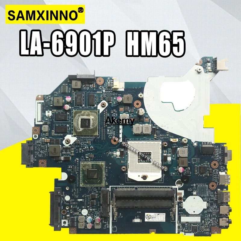 P5WE0 LA-6901P материнская плата для Acer 5750 5750G 5755 5755G материнская плата ноутбука HM65 GT630M/GT540M оригинальный Тесты материнская плата