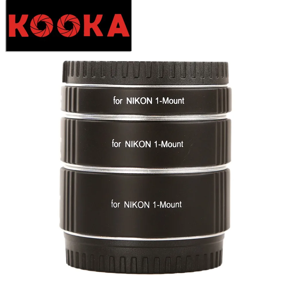 

KOOKA KK-NM47 Copper AF Extension Tube Set TTL Exposure Close-up Image for Nikon 1-Mount Mirrorless Cameras (10mm 16mm 21mm)