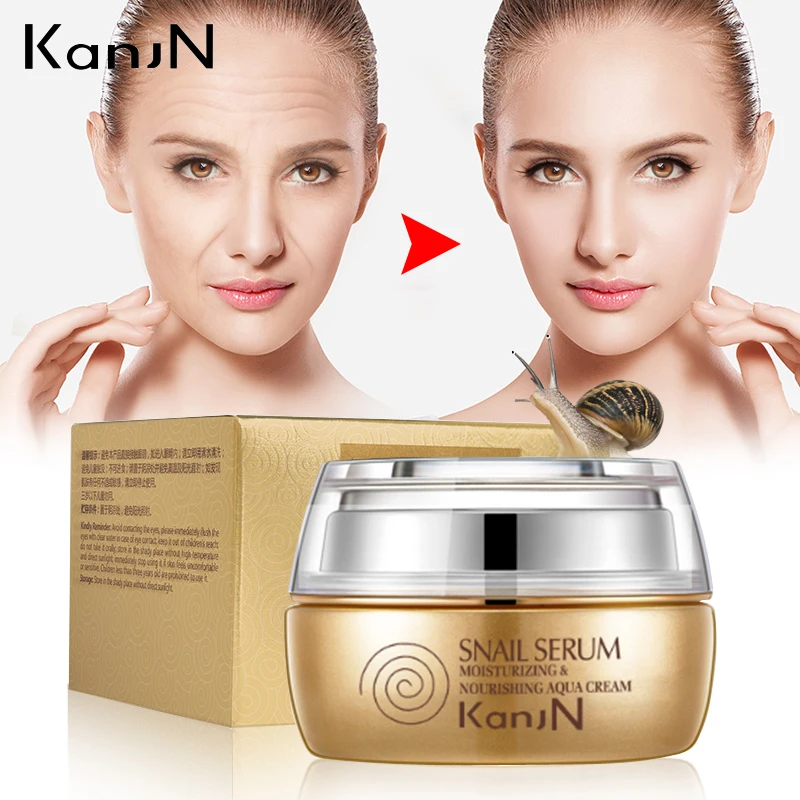 

Face Skin Care Snail Serum Moisturizing and Nourishing Cream Anti Aging Anti Wrinkle Whitening Moisturizing Face Cream Firming