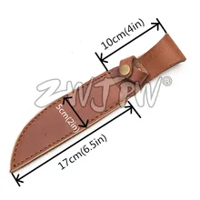 Открытый кожаный чехол для ножа выживания кемпинга коричневый CN/107117